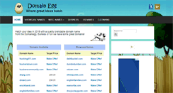 Desktop Screenshot of domainegg.com